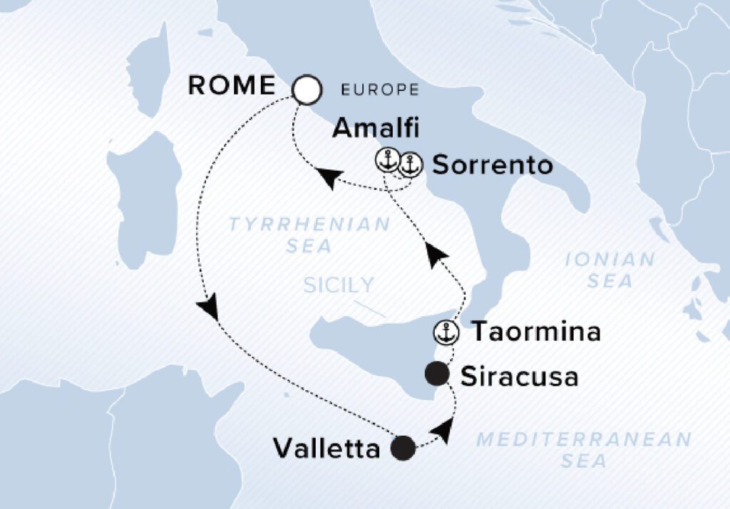 鷹飛國際旅行社 Infinity Tour | 地中海 | 羅馬/羅馬 ROME (CIVITAVECCHIA) / ROME (CIVITAVECCHIA)